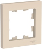 Рамка 1м бежевая ATLASDESIGN Schneider арт. ATN000201