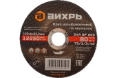 Круг зачистной Вихрь ф125-6-22,23мм арт.73-1-3-40