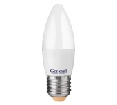 Лампа светодиодн. General 10W E27 6500K свеча к.683200