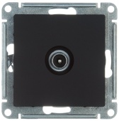Розетка TV карбон ATLASDESIGN Schneider арт ATN001091