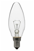 Лампа накаливания 40W Е14 Лисма свеча