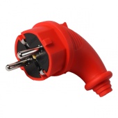 Вилка угловая каучуковая красная Smartbuy арт. SBE-16-P09-Rr