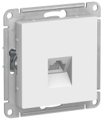 Розетка RJ45 белая ATLASDESIGN Schneider  арт. ATN000183