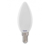 Лампа светодиодн. General 8W E14 6500K свеча филамент арт.649994