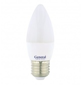 Лампа светодиодн. General 8W E27 6500K свеча к.638700