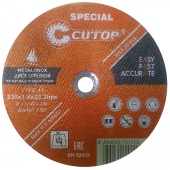 Круг отрезн. по нерж. стали CUTOP 230-1,6-22мм арт.40014S