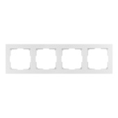 Рамка 4м Smartbuy Нептун белая арт.SBE-06w-Plastic-FR-4