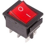 Выключатель клав.250V 15A (6c) Rexante 36-2350 (RWB-506,SC-767)