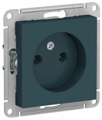 Розетка 1м б.з изумруд ATLASDESIGN Schneider арт. ATN000841