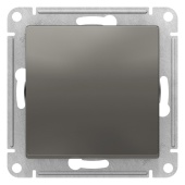 Выключатель 1кл сталь ATLASDESIGN Schneider арт.ATN000911