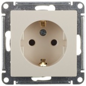 Розетка 1м с.з бежевая ATLASDESIGN Schneider арт ATN000243