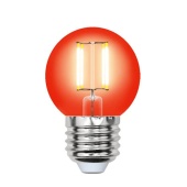 Лампа светодиодн. General 5W E27 шар red арт. 661499