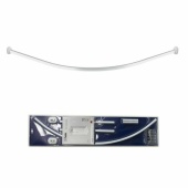 Карниз для ванной GFmark угловой 1,6м белый 100014