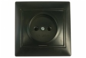 Розетка 1м Smartbuy Венера б.з черная арт.SBE-01b-10-S1-N-c