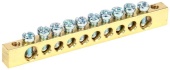 Шина земля-ноль PEN 6x9 10-2 125А IEK к.1037386