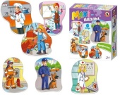 Пазлы MAXI 6шт Профессии арт.02553