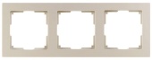Рамка 3м Smartbuy Нептун бежевый арт.SBE-06i-Plastic-FR-3