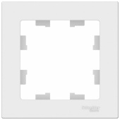 Рамка 1м белая ATLASDESIGN Schneider арт. ATN000101