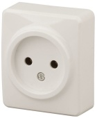 Розетка 1м б.з крем IP20 Эксперт Эра арт. 11-2201-02