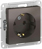 Розетка 1м с.з мокко ATLASDESIGN Schneider арт ATN000643