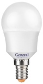 Лампа светодиодн. General 10W E14 6500K шар к.683500