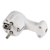 Вилка угловая с-з белая Smartbuy арт.SBE-16-P11-w
