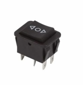 Выключатель клав. 250v 15А (6c) Rexant 36-2375 (RWB-508) черный