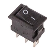 Выключатель клав.250V 3A(3c) Rexant 36-2030 (RWB-102) черн