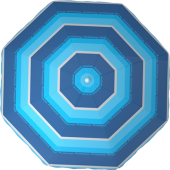 Зонт пляжный 140 Zagorod indigo 1204