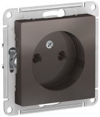 Розетка 1м б.з мокко ATLASDESIGN Schneider арт ATN000641