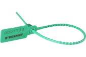Пломба номерная 255мм зеленая Rexant арт. 07-6123