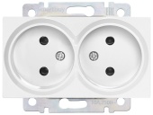 Розетка 2м Smartbuy Нептун б.з белая арт.SBE-05w-10-S2-N