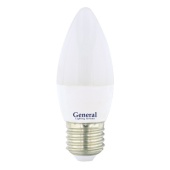 Лампа светодиодн. General 8W E27 4500K свеча к.638600