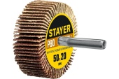Круг шлиф. Stayer веер 50-20мм Р80 арт.36607-080
