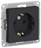 Розетка 1м с.з карбон ATLASDESIGN Schneider арт. ATN001043