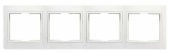 Рамка 4м Smartbuy Венера белая арт.SBE-01w-00-FR-4