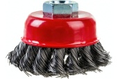 Корщетка Mirax душм чашка сталь 65мм арт.35104-065