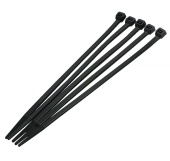 Кабельная стяжка 7,6-300 черный Smartbuy (уп 100шт) арт.SBE-CT-76-300-b