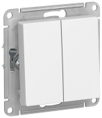 Выключатель 2кл белый ATLASDESIGN Schneider арт. ATN000151