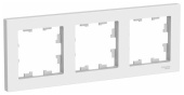 Рамка 3м белая ATLASDESIGN Schneider арт. ATN000103