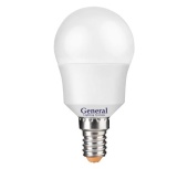 Лампа светодиодн. General 8W E14 6500K шар к.641100