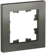 Рамка 1м сталь ATLASDESIGN Schneider арт. ATN000901