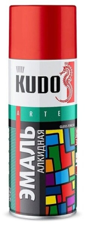 Эмаль аэрозоль Kudo №10081 520мл зеленый