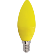 Лампа светодиодная Ecola 6W желтая матов.Е14